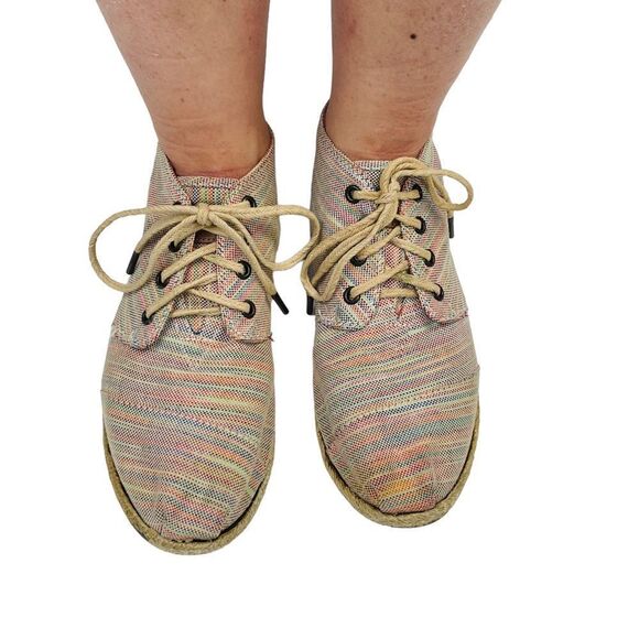 TOMS Pilar Stripe Rope Desert Botas - Size 7.5 - Picture 4 of 15
